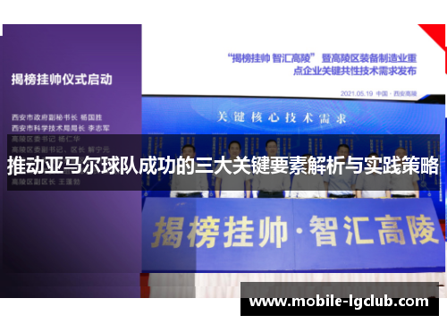 推动亚马尔球队成功的三大关键要素解析与实践策略